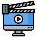 Computer Video  Icon