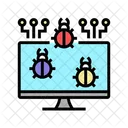 Computer Virus Color Icon