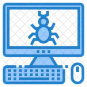 Computer Virus Computer Bug Cyber Crime Icon