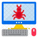 Computer Virus Computer Bug Cyber Crime Icon