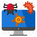 Computer Virus  Icon