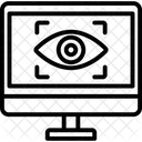 Computer Vision Liniensymbol Icon