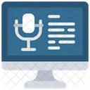 Computer Voice  Icon