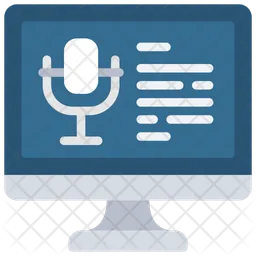 Computer Voice  Icon