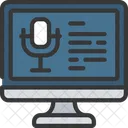 Computer Voice  Icon