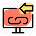 Computer vorheriger Link  Symbol