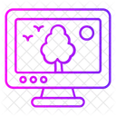 Computrer Wallpaper Icon