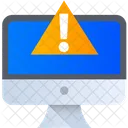 Computer Warning Computer Error System Error Icon