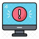 Computer Warning Warning Computer Icon