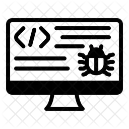 Computer Web Page Bug  Icon