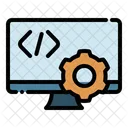 Computer Website Configuration  Icon