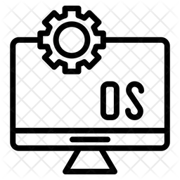 Computer with setting  Icon