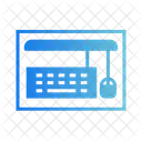 Computer workspace  Icon