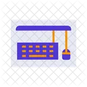Computer workspace  Icon