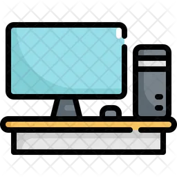 Computer workstation  Icon