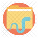 Worm Computer Virus Icon