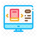 Computer Buch Auswahl Symbol
