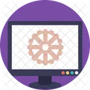 Computer Einstellungen Monitor Symbol