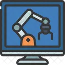 Computerized Robot  Icon