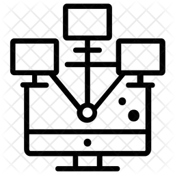 Computernetzwerk  Symbol