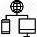 Computernetzwerk Computer Lokales Netzwerk Symbol