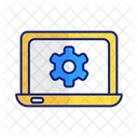 IT Technik Computertechnik Laptop Symbol