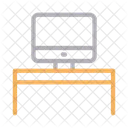 Schreibtisch Tisch LCD Symbol