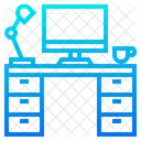 Computertisch Schreibtisch Computertisch Symbol