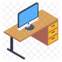 PC Tisch Computertisch Monitortisch Icon