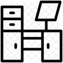 Computertisch  Symbol