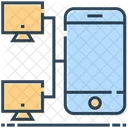 Computerverbindung  Symbol