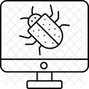 Anlagegut Computervirus Symbol