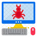 Computervirus Computerfehler Cyberkriminalitat Symbol