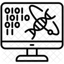 Computerwissenschaften DNA Computing Wissenschaft Symbol