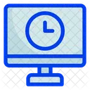 Computerzeit Zeit Uhr Icon