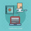 Computing Cloud Technology Icon