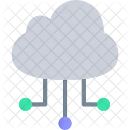 Computing Cloud  Icon