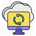 Computing Cloud Cloud Hosting Icon