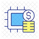 Software Chip Price Icon