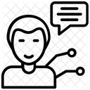 Comunicacao Em Rede Bate Papo Mensagens Pela Internet Ícone