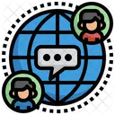 Comunicação global  Ícone