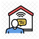 Comunicacao Inteligente Casa Ícone