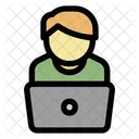 Trabalhar Em Casa Tecnologia On Line Ícone
