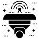 Comunicacao Via Satelite Tecnologia Espacial Dispositivo De Sinais Ícone