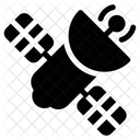 Comunicacao Via Satelite Rede De Antena Parabolica Radiotelescopio Ícone