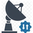 Comunicacao Via Satelite Conexao Sem Fio Conexao De Dados Sem Fio Ícone