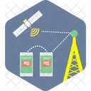 Comunicação por satélite  Ícone