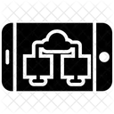 Comunicacao Sem Fio Dados Em Nuvem Comunicacao On Line Ícone