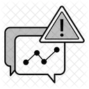 Comunicacion De Riesgos Alerta De Riesgo Chat De Advertencia Icono