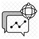 Comunicacion Global Chat Internacional Mensajeria Mundial Icono